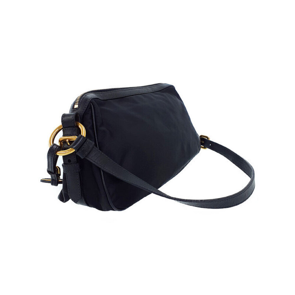 Prada nylon bag shoulder black